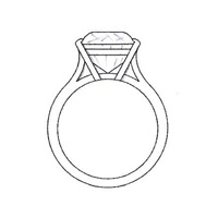 Engagement Ring Sketch Side