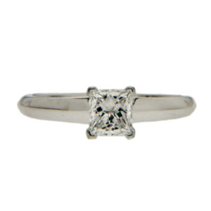Rough diamond engagement ring