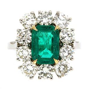 3 Ideal Settings for a Round-Cut Emerald Stone