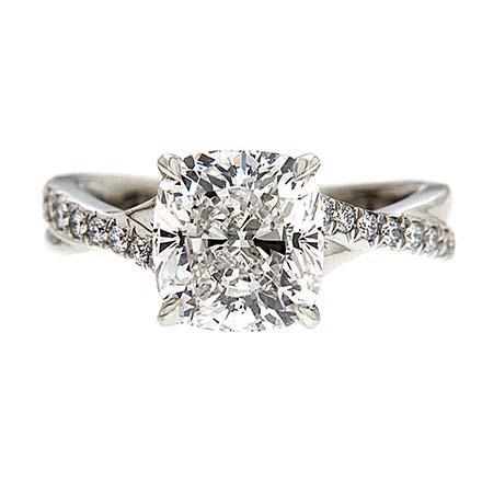Complex Band Designs for Solitaire Rings