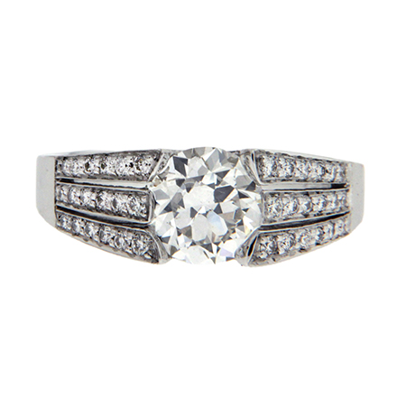 Complex Band Designs for Solitaire Rings