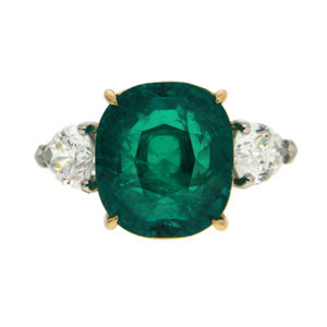 Emerald on Engagement Rings