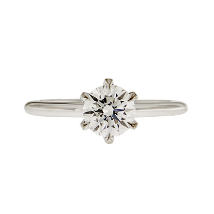 Six Prong Engagement Ring